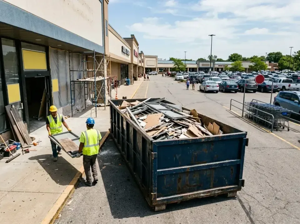 retail-store-renovation-debris-003 — frequently asked questions, Roll-off Dumpster Rentals in Arden Hills, MN